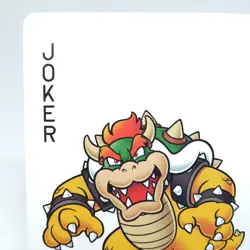 King Bowser Koopa joker Super Mario Bros World playing CARD trump CLUB Nintendo - Image 2