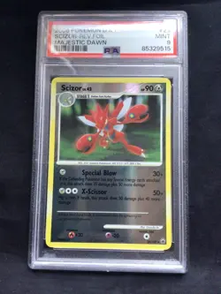 Pokemon Cards: Majestic Dawn Reverse Holo: Scizor 29/100 PSA 9 - Image 2