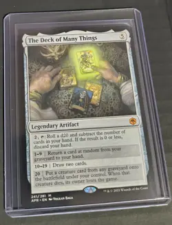 MTG the Deck of Many Things Adventures in the Forgotten Realms LP X1 - Image 1