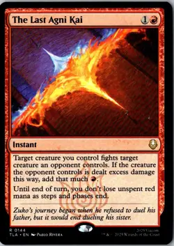 2025 MTG Avatar: The Last Airbender The Last Agni Kai Expansion/Rare #144 - Image 1