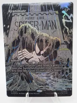 MTG Magic The Gathering Spider-Man *FOIL* Reanimate Mythic 0020 - Image 3