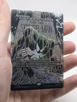 MTG Magic The Gathering Spider-Man *FOIL* Reanimate Mythic 0020 - Image 4