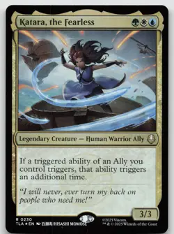 Katara, the Fearless R Foil Avatar: The Last Airbender 230 NM - Image 1