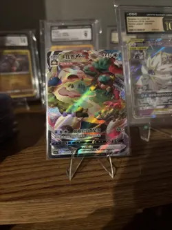 Pokemon TCG Snorlax VMAX Holo Ultra Rare Card Sword & Shield Chinese NM-M - Image 1