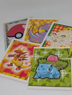 Pokemon 1999 Merlin Sticker Bundle 20 Stickers - Image 2