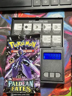 22.37g VERY HEAVY Paldean Fates Pokemon Sealed Booster Pack New SIRU - Image 1