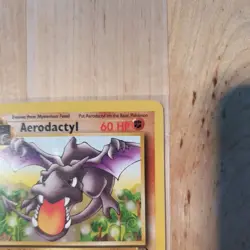 Aerodactyl 16/62 1st Edition Pokemon TCG Fossil Set Rare Sleeved Non-holo Vgc Uk - Image 3