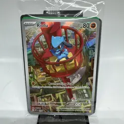Riolu 010 - Pokemon Center Black Star Promo Mega Evolution SEALED - Image 1