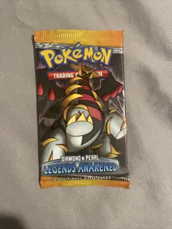 SEALED Pokemon TCG Diamond And Pearl LEGENDS AWAKENED Unopened Booster Pack - Image 1
