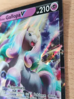 POKEMON Karte - Galar-Gallopa V - SWSH111 - deutsch -Black Star Promo Near Mint - Image 2