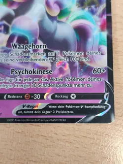 POKEMON Karte - Galar-Gallopa V - SWSH111 - deutsch -Black Star Promo Near Mint - Image 3