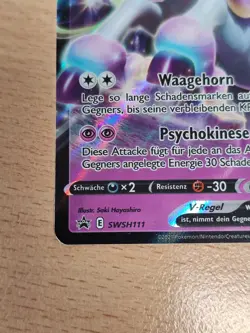 POKEMON Karte - Galar-Gallopa V - SWSH111 - deutsch -Black Star Promo Near Mint - Image 4