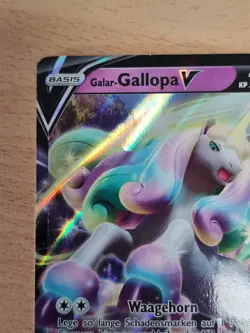 POKEMON Karte - Galar-Gallopa V - SWSH111 - deutsch -Black Star Promo Near Mint - Image 5
