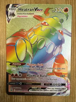 Heatran VMAX 191/189 - Pokemon Astral Radiance Sword Shield Secret Rare NM - Image 1