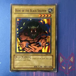 * Yu-Gi-Oh! - MP - Ogre Of The Black Shadow SDK-019 Vintage (US Seller - Image 1