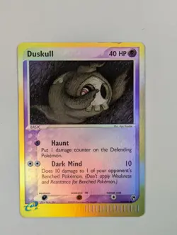 Duskull - 62/100 - Common Reverse Holo Sandstorm - Pokemon Card - NM - Image 1