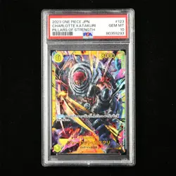 PSA GEM MT 10 2023 ONE PIECE JPN .TCG Card #123 CHARLOTTE KATAKURI - Image 1