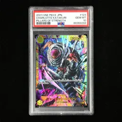 PSA GEM MT 10 2023 ONE PIECE JPN .TCG Card #123 CHARLOTTE KATAKURI - Image 2