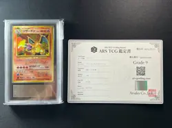 [ARS 9] Charizard Pokemon Card Japanese No.006 Base Set 1996 Vintage Holo - Image 2