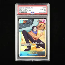PSA GEM MT 10 2022 ONE PIECE JPN .TCG Card #067 CROCODILE - Image 1