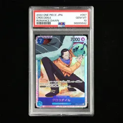 PSA GEM MT 10 2022 ONE PIECE JPN .TCG Card #067 CROCODILE - Image 2