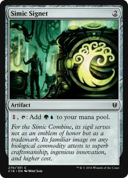 Simic Signet NM Commander MTG Magic the Gathering Artifact English Card - Image 1