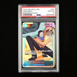 PSA GEM MT 10 2022 ONE PIECE JPN .TCG Card #067 CROCODILE Shell scratch - Image 1