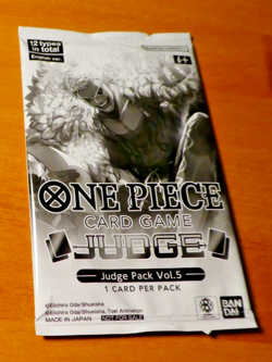 ONE PIECE CARD ENGLISH RARE JUDGE PROMO PACK VOL.5 X1 BOOSTER SEALED NEUF MINT - Image 1