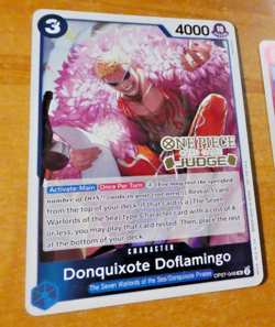 ONE PIECE ENGLISH CARD PROMO GAME CARTE JUDGE OP07-048 EN MINT - Image 1