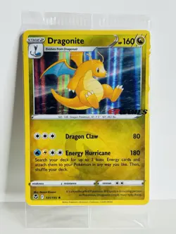 Dragonite Holo EB Games Exclusive Stamped Promo 131/195 Pokemon Card sealed - Image 1