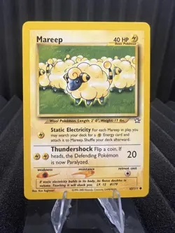 Mareep 65/111 Neo Genesis Set EXC BUY 2 CARDS GET 1 FREE!! - Image 1