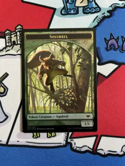 Squirrel Token x1 Mtg Foil Modern Horizons - Image 1