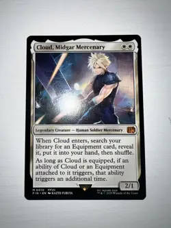 Cloud, Midgar Mercenary - FINAL FANTASY (FIN) MTG - Image 2