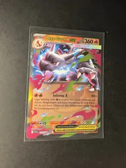 Pokemon Mega Glurak ex | Deutsch 013/094 Fatale Flammen | Near Mint - Image 3