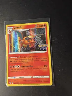 Glurak 010/078 Pokemon Karte Pokemon Go Holo Rare Near Mint Deutsch - Image 2