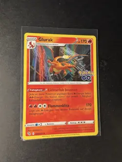 Glurak 010/078 Pokemon Karte Pokemon Go Holo Rare Near Mint Deutsch - Image 3