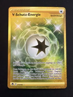 V-Schutz-Energie 215/195 Secret Rare Pokemon Silberne Sturmwinde SIT NM Deutsch - Image 1