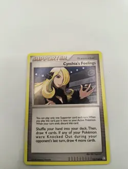 Cynthia's Feeling Pokemon Cqrd Supporter Card 131/146 Legends Awakened 2008 LP - Image 2