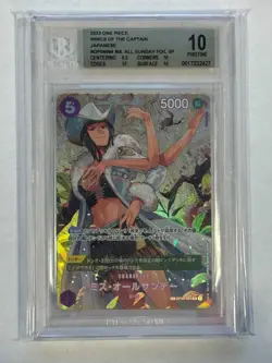 BGS 10 Ms. All Sunday Op04-064 Super Rare One Piece Card Japanese 2023 - Image 1