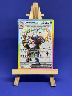 Pokemon Card Umbreon EX SVP 176 Prismatic Evolutions Full Art Promo NM - Image 1