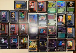 DragonballZ Lot Of 30 Cards, RARE, FOILS, HOLOS NO RESERVE!!! - Image 1