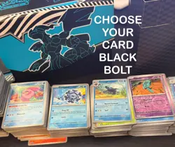 Black Bolt - Choose Your Card - Pokemon Singles Poke-Master Ball/Reverse Holo/ex - Image 1