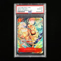 PSA GEM MT 10 2023 ONE PIECE JPN .TCG Card #118 NEFELTARI VIVI - Image 1