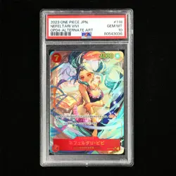 PSA GEM MT 10 2023 ONE PIECE JPN .TCG Card #118 NEFELTARI VIVI - Image 2