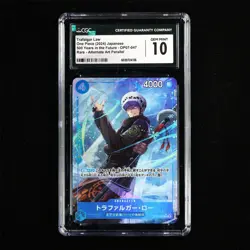 CGC GEM MINT 10 2024 ONE PIECE JPN .TCG Card OP07-047 Trafalgar Law - Image 2