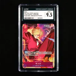 CGC MINT+ 9.5 2024 ONE PIECE JPN .TCG Card OP09-065 Sanji - Image 1