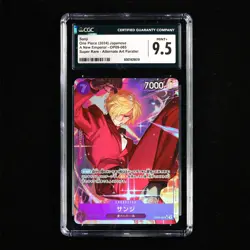 CGC MINT+ 9.5 2024 ONE PIECE JPN .TCG Card OP09-065 Sanji - Image 2