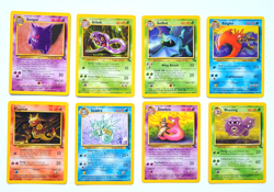 FOSSIL 8 Card set Rare & Uncommon Set/Lot GENGAR 20/62 ++ Pokemon 1999 NM/Mint - Image 1