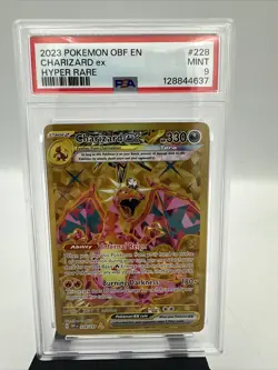 Pokemon TCG Charizard EX Obsidian Flames Card 228/197 PSA 9 - Image 2