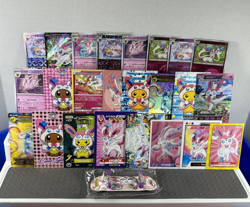 Pokemon Lot of Cards and Stickers All Sylveon#700 Sylveon Only Pokemon Lot of 25 - Image 1